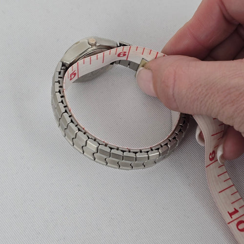 NextTech Quartz Watch Silver Tone Stretch Band Japan Movement