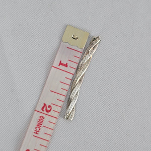 Twisted Multi Strand Drop Earrings Sterling Silver Textured Long Statement Earrings