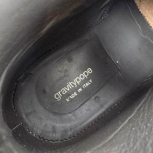 Gravitypope Brown Leather Chukka Boots Made in Italy Size 11 Lace Up Ankle Boots