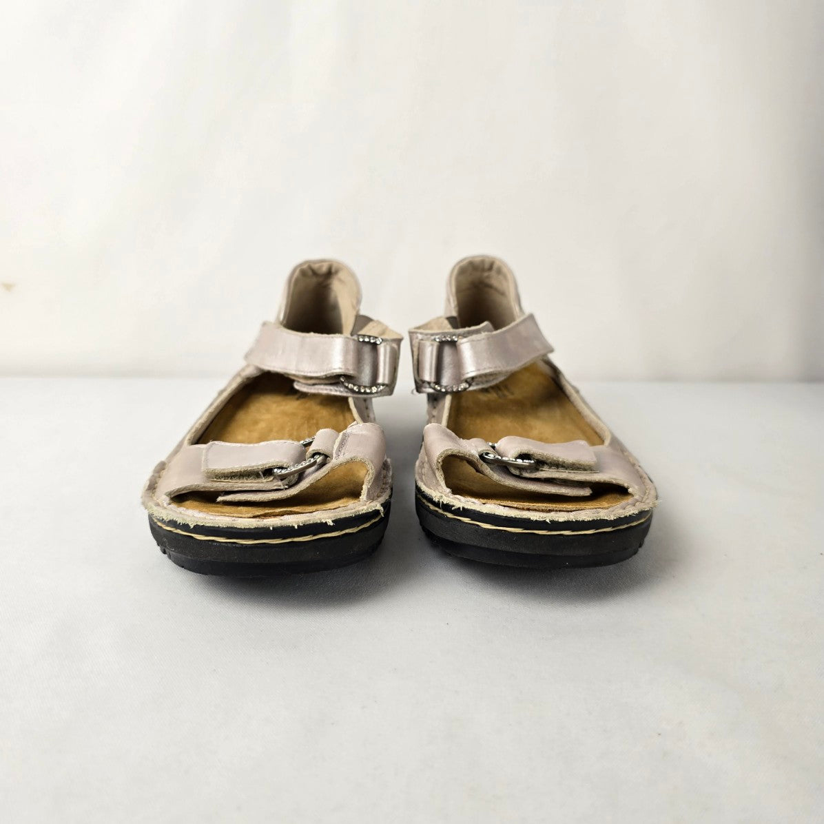 Naot Leather Comfort Sandals Adjustable Straps Orthopedic Footbed Size 8