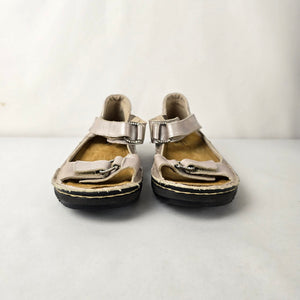 Naot Leather Comfort Sandals Adjustable Straps Orthopedic Footbed Size 8