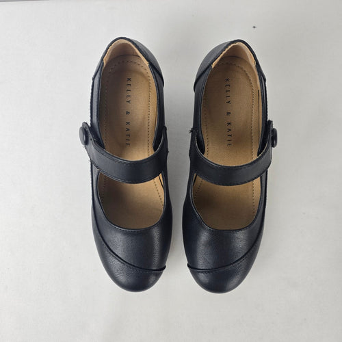 Kelly & Katie Black Mary Jane Heels Comfort Work Shoes Women’s Size 6