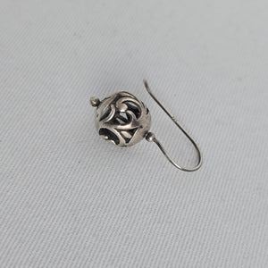 Silpada 925 Sterling Silver Filigree Ball Dangle Earrings
