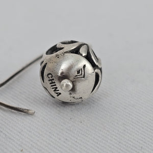 Silpada 925 Sterling Silver Filigree Ball Dangle Earrings