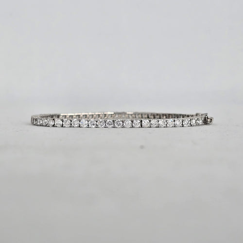 Sterling Silver CZ Tennis Bracelet 925 Cubic Zirconia Classic