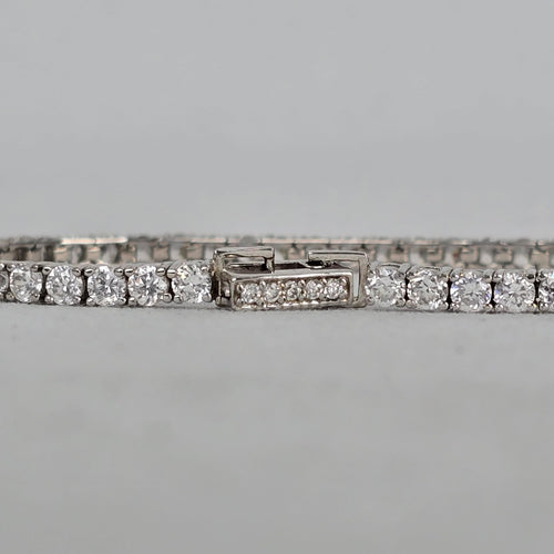 Sterling Silver CZ Tennis Bracelet 925 Cubic Zirconia Classic