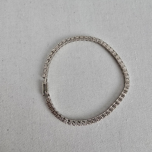 Sterling Silver CZ Tennis Bracelet 925 Cubic Zirconia Classic