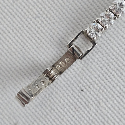 Sterling Silver CZ Tennis Bracelet 925 Cubic Zirconia Classic