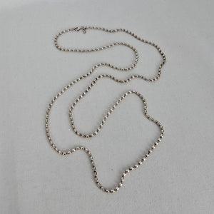 Pandora 925 Sterling Silver Rice Bead Chain Necklace