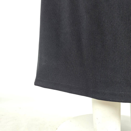 Higher State Black Cargo Maxi Skirt Drawstring Waist Minimalist Made in Canada M