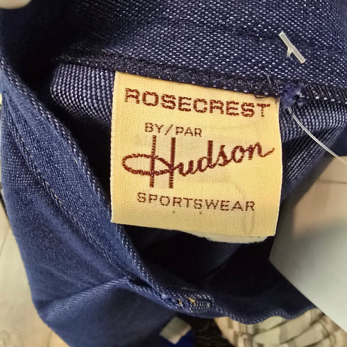 Vintage Rosecrest by Far Hudson Denim Midi Pencil Skirt Size S Blue Secretary Chic