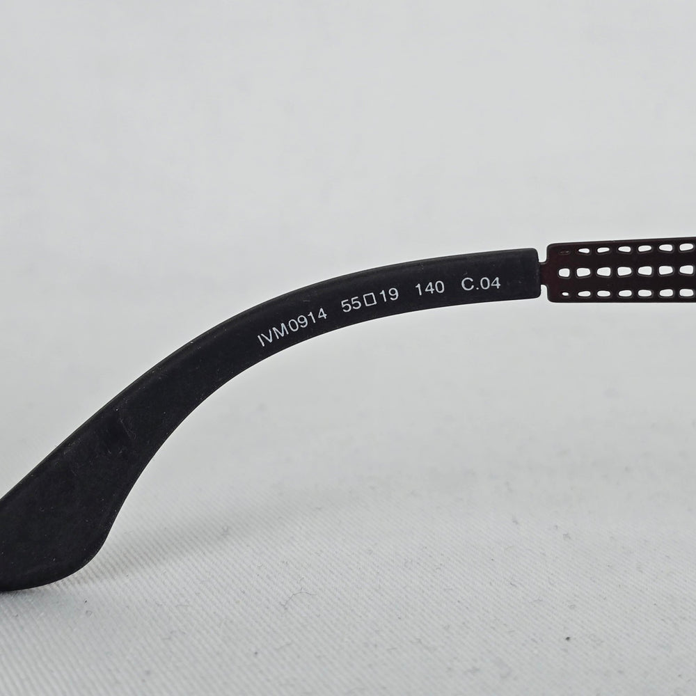 Ethical Italian Eyewear Brown Cutout Cat Eye Glasses Frames Italy