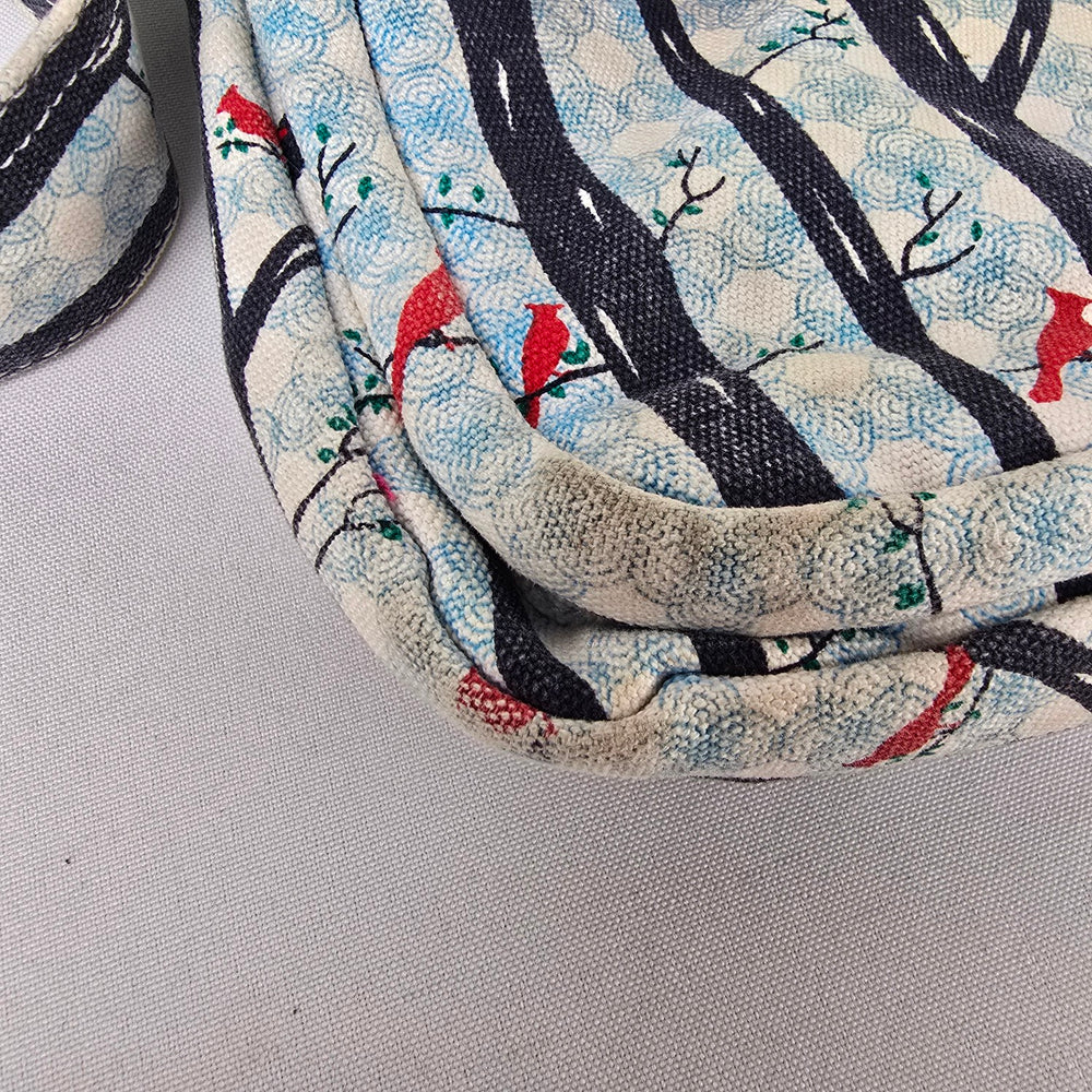 KAVU Rope Sling Bag Woodland Bird Print Crossbody Backpack