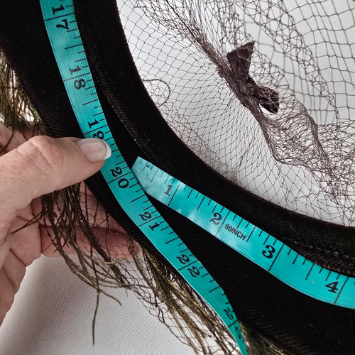Vintage Peacock Feather Fascinator with Veil Cocktail Hat
