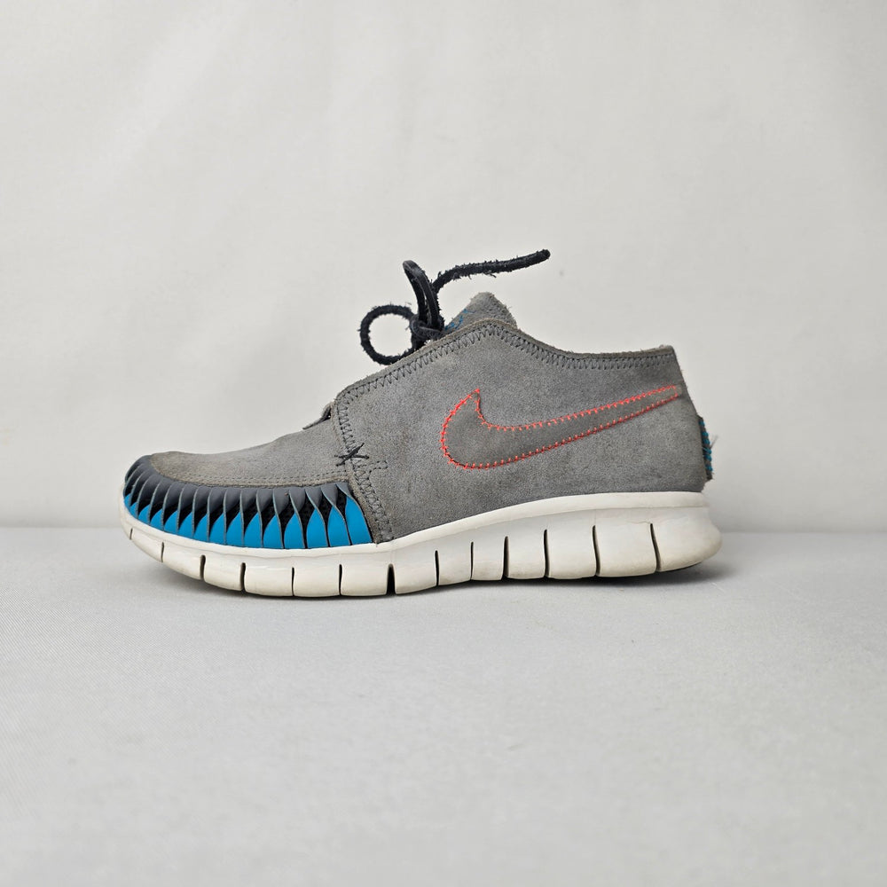 Nike Free Inneva Woven Chukka Gray Blue Sneakers Size 7