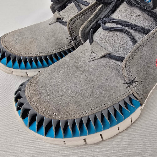 Nike Free Inneva Woven Chukka Gray Blue Sneakers Size 7
