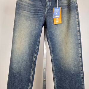NWT MAC Jeans Straight Fit Straight Leg Cropped Denim Jeans  Size 36x28