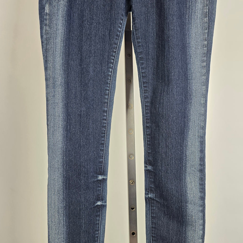 Vintage Apple Bottoms Gold Embroidered Skinny Jeans Size 7/8