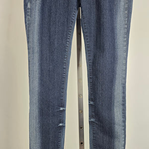 Vintage Apple Bottoms Gold Embroidered Skinny Jeans Size 7/8