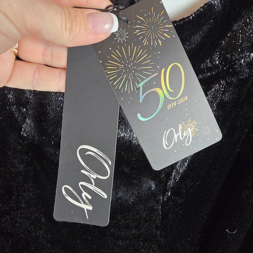 Orly Black Crushed Velvet Flare Pants Size M