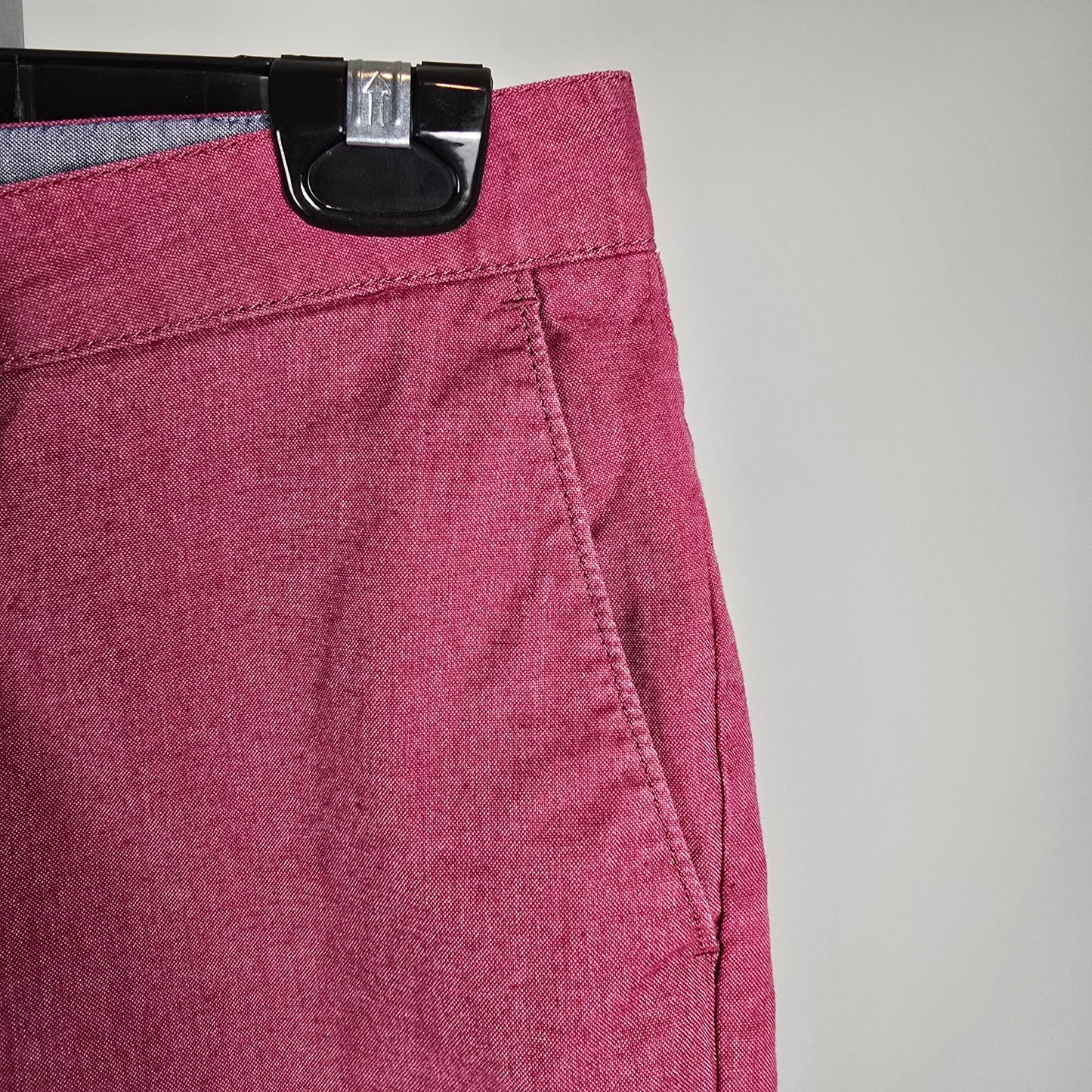 Vans Pink Chambray Bermuda Shorts Size 30