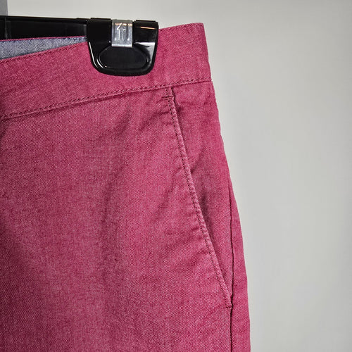 Vans Pink Chambray Bermuda Shorts Size 30