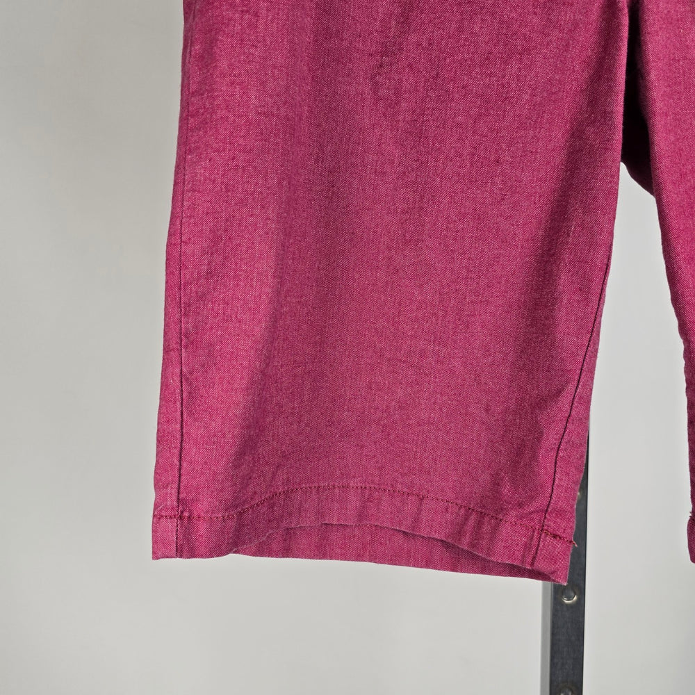 Vans Pink Chambray Bermuda Shorts Size 30