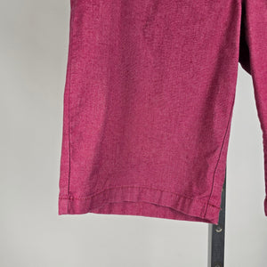 Vans Pink Chambray Bermuda Shorts Size 30