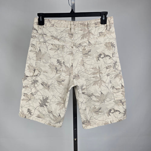Refuge Beige Woodland Camo Bermuda Shorts Size M
