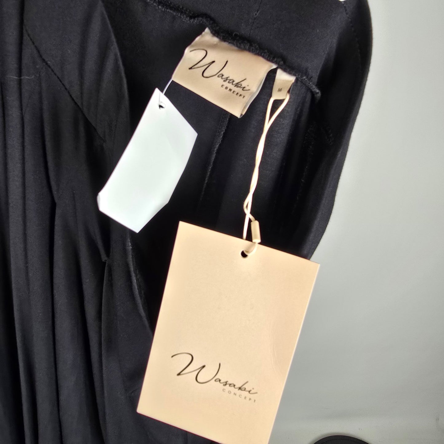Wasabi Concept Black Wide Leg Pull-On Pants Size M