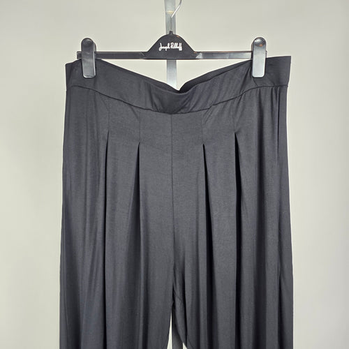 Wasabi Concept Black Wide Leg Pull-On Pants Size M