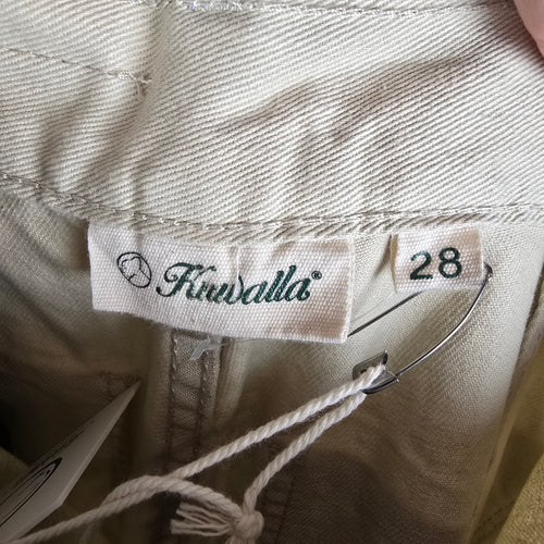 Kuwalla Tee Women’s G-Carpenter Cream Wide Leg Pants Size 28