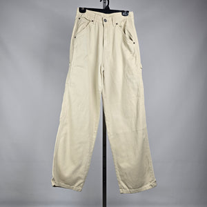 Kuwalla Tee Women’s G-Carpenter Cream Wide Leg Pants Size 28