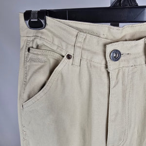 Kuwalla Tee Women’s G-Carpenter Cream Wide Leg Pants Size 28