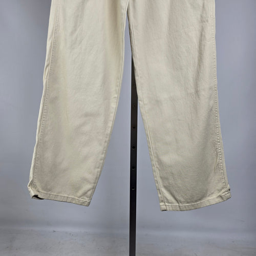 Kuwalla Tee Women’s G-Carpenter Cream Wide Leg Pants Size 28