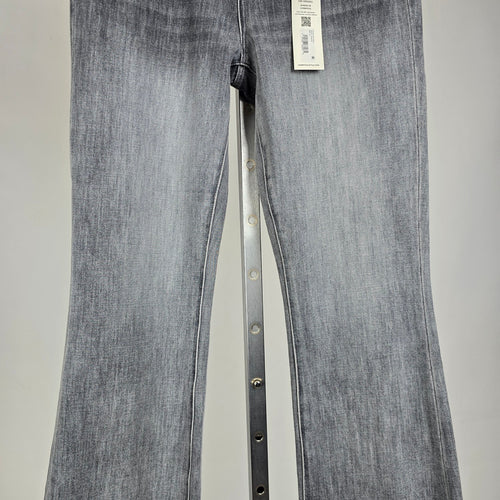 Liverpool Los Angeles Kessler Raw Hem Cropped Flare Jeans Size 4/27