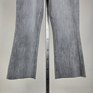 Liverpool Los Angeles Kessler Raw Hem Cropped Flare Jeans Size 4/27