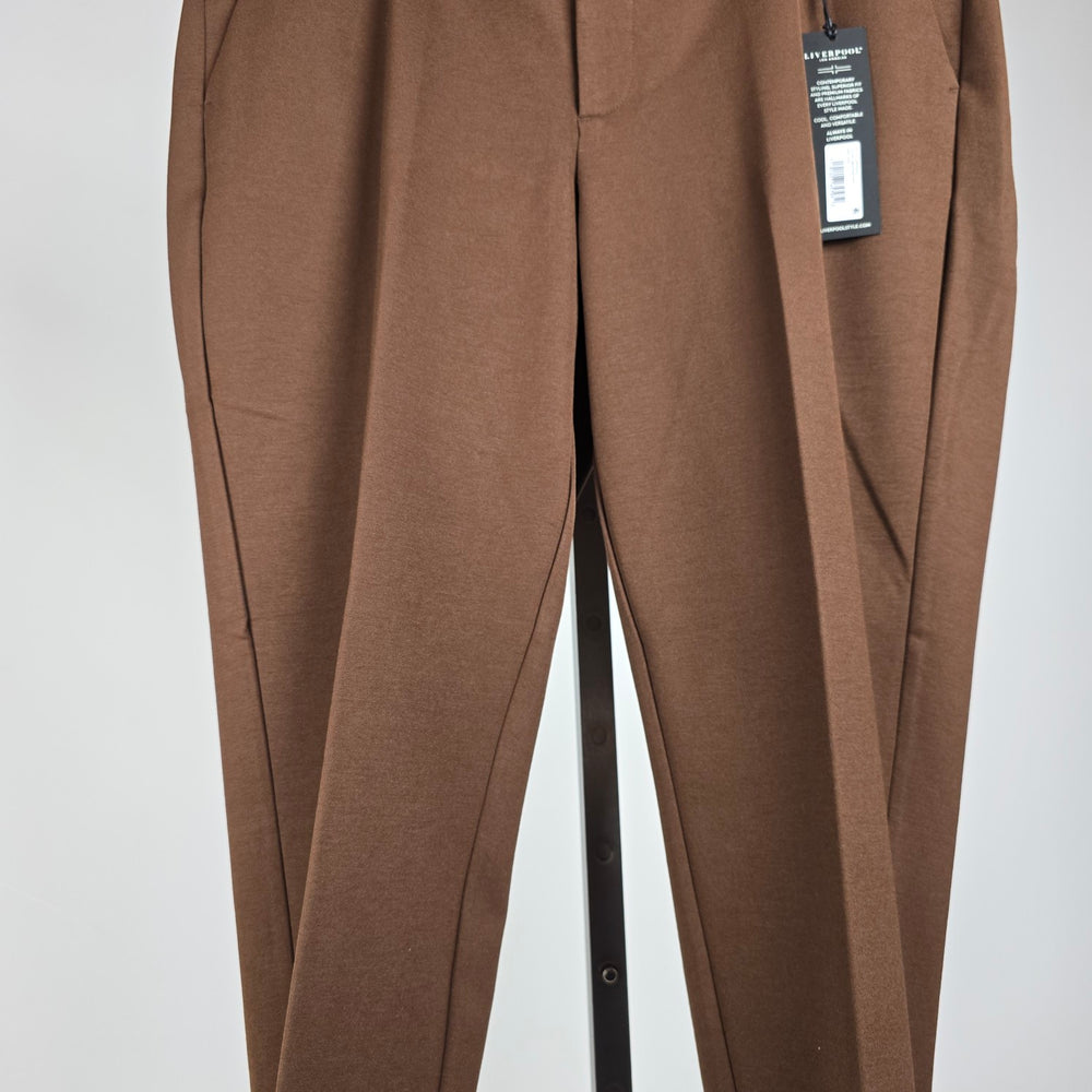 Liverpool Los Angeles Brownstone Slim Taper Trouser Pants Size 16/33
