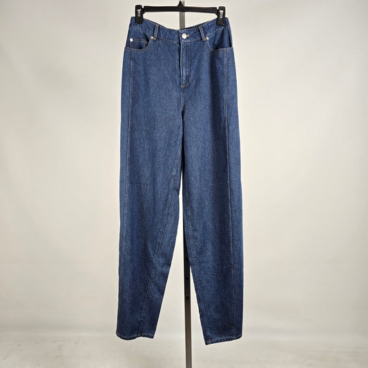 InWear Mable Wide Leg Dark Blue Denim Jeans Size 26 NWT