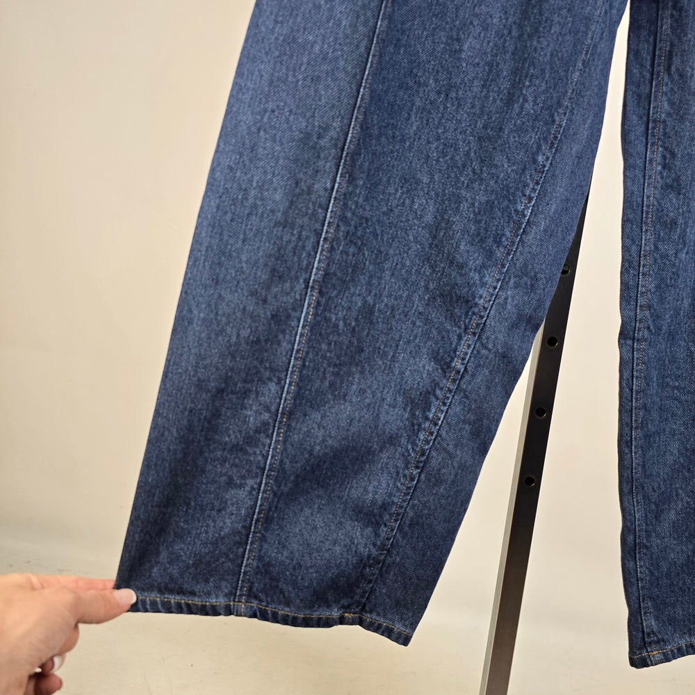 InWear Mable Wide Leg Dark Blue Denim Jeans Size 26 NWT