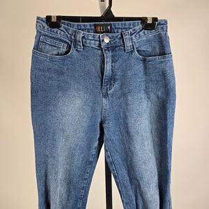 dELiA*s Y2K Distressed Bell Bottom Flare Jeans Size M