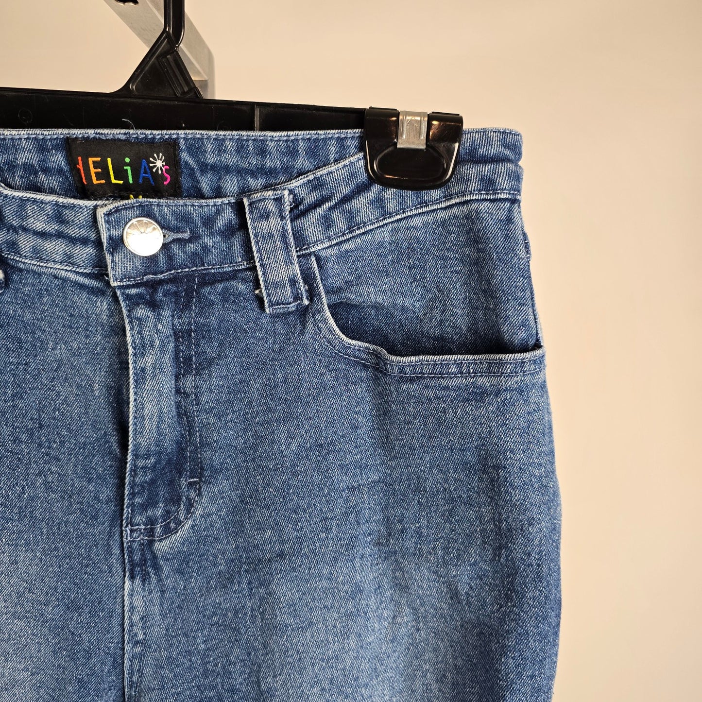 dELiA*s Y2K Distressed Bell Bottom Flare Jeans Size M