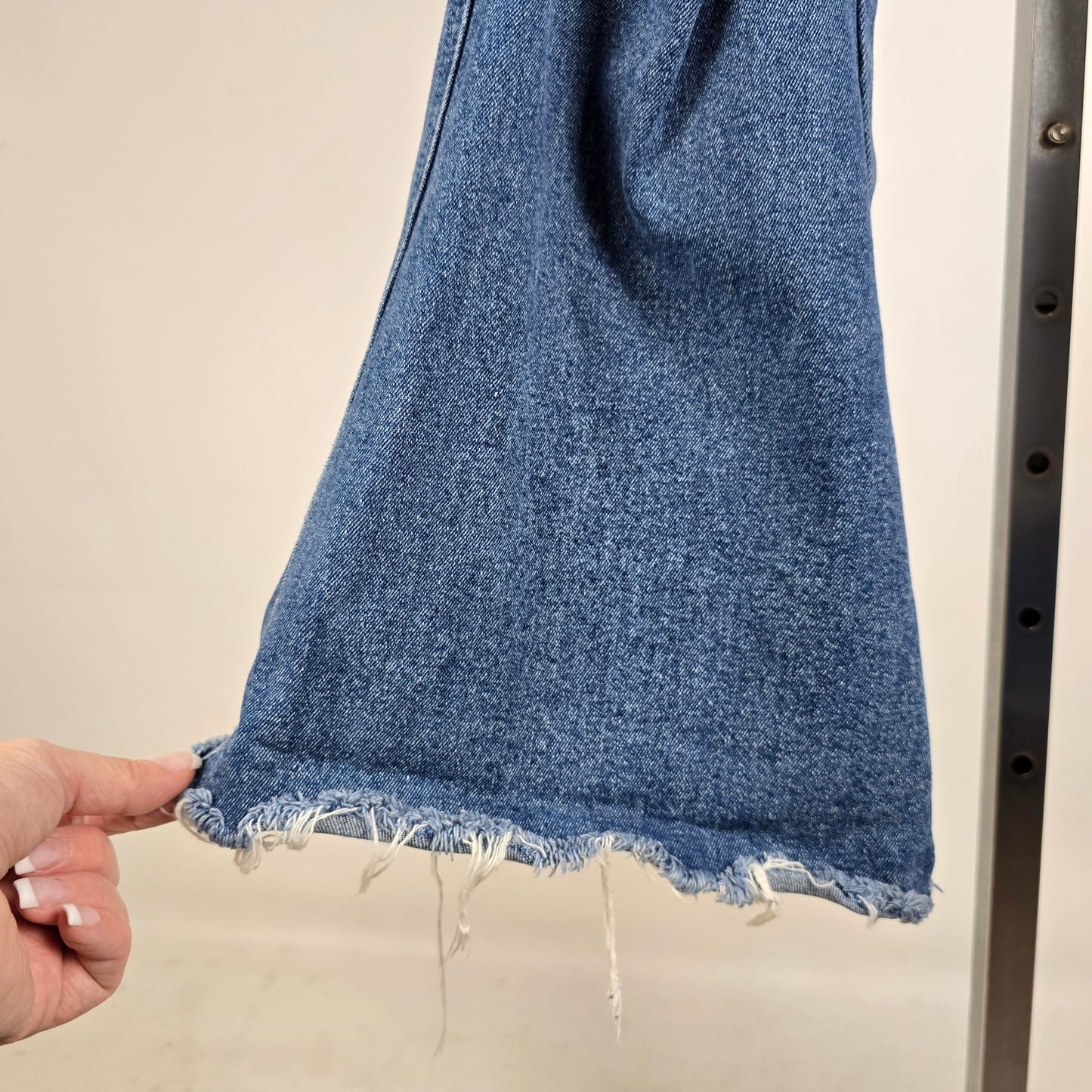 dELiA*s Y2K Distressed Bell Bottom Flare Jeans Size M