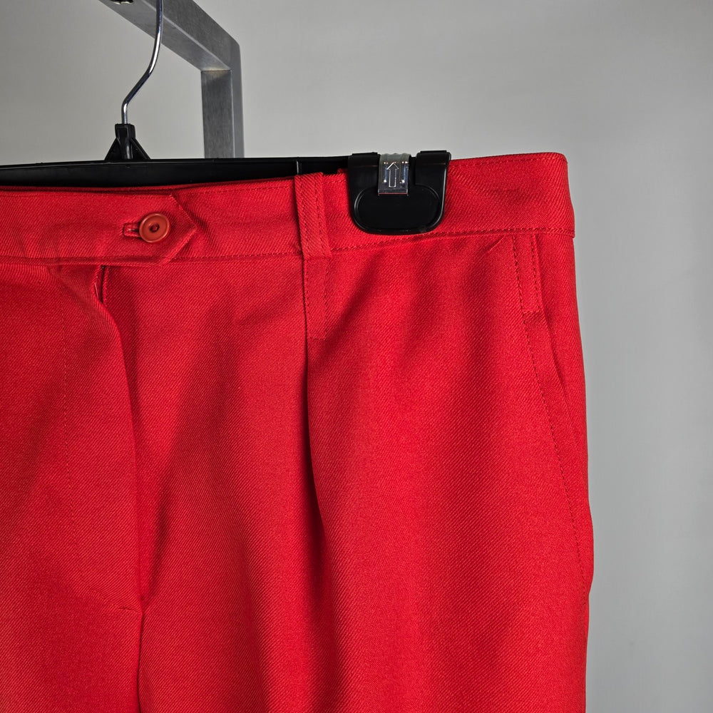 Vintage Sears Red Capris Pants Size S/M