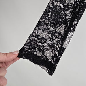 Sleevey Wonders Black Lace Arm Sleeves / Layering Shrug