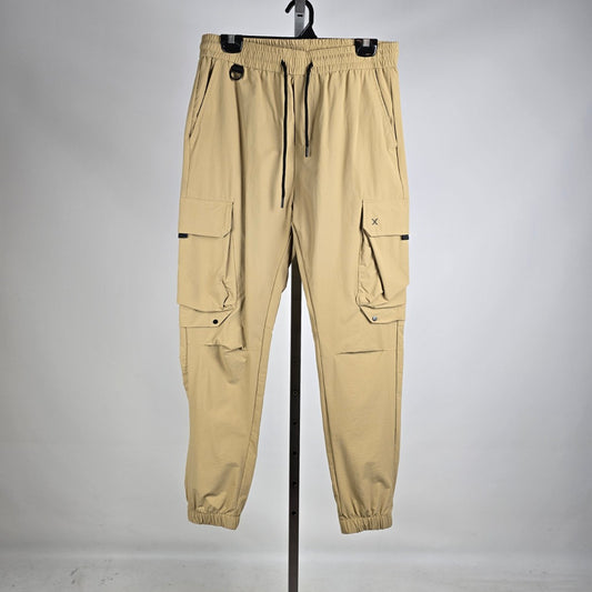 Nixon Men’s Beige Cargo Jogger Pants Size Large