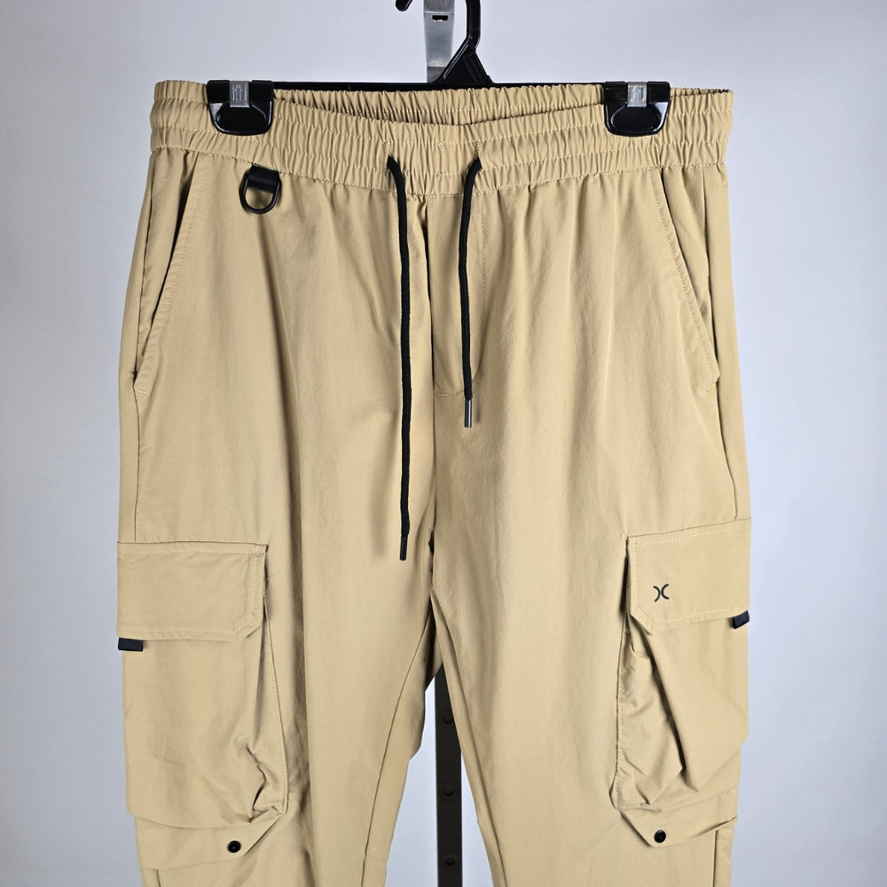 Nixon Men’s Beige Cargo Jogger Pants Size Large