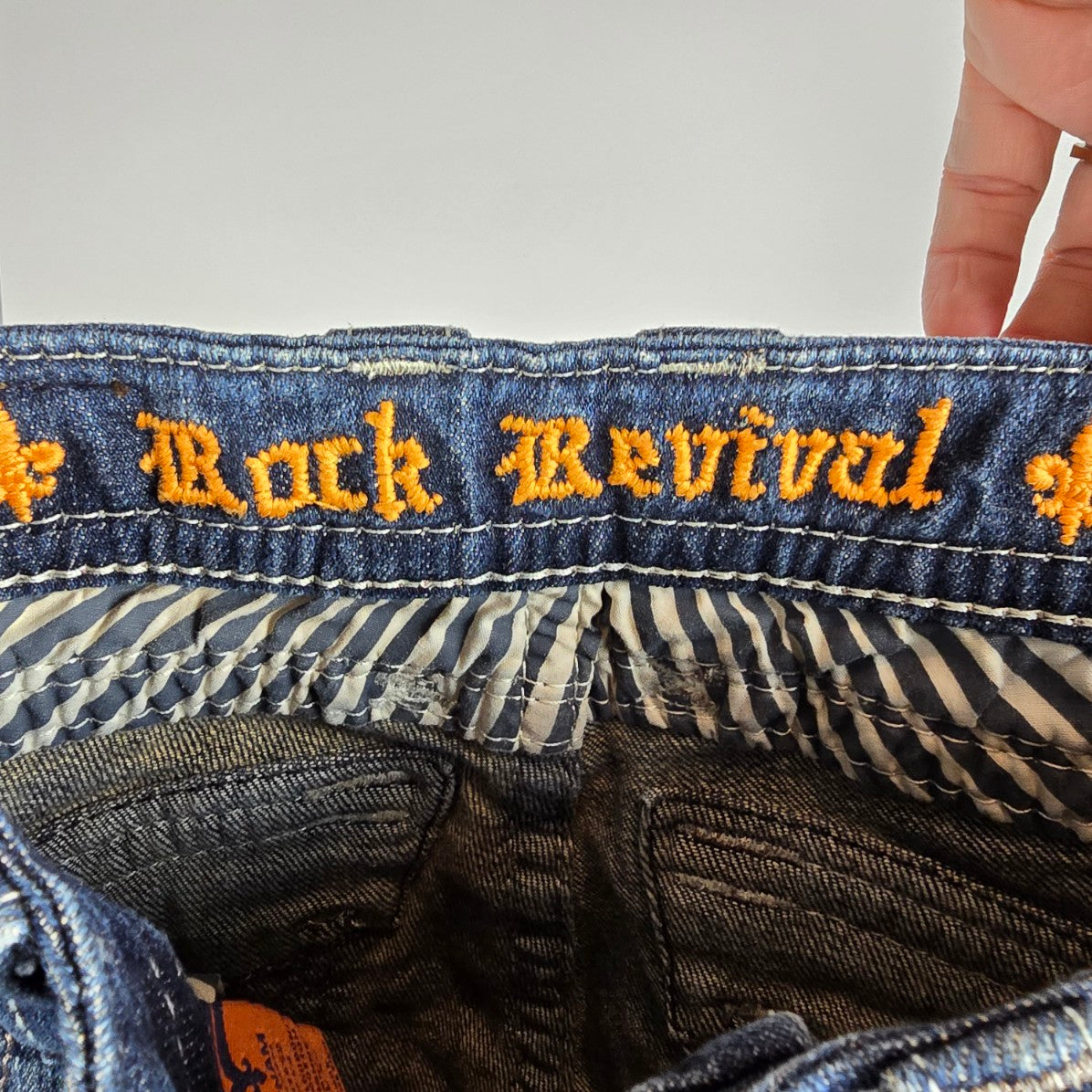 Vintage Rock Revival “Stephan Skinny” Jeans – Size 28
