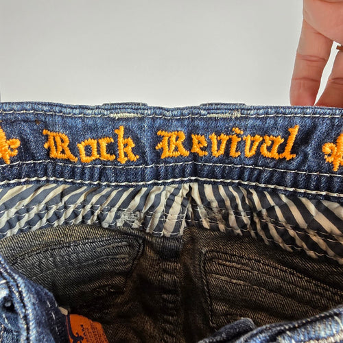Vintage Rock Revival “Stephan Skinny” Jeans – Size 28