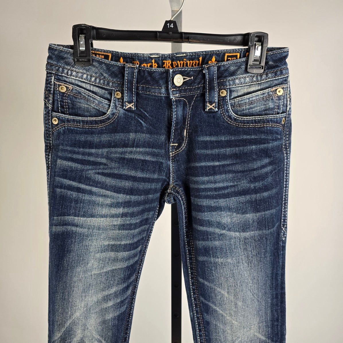 Vintage Rock Revival “Stephan Skinny” Jeans – Size 28